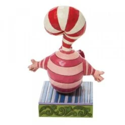 Disney - Cheshire Cat Candy Cane Cheer Figurine -Kid Toys Store disney traditions disney cheshire cat candy cane c 3