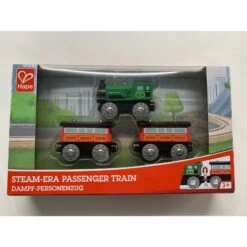 Hape Steam-Era Passenger Train -Kid Toys Store hape steam era passenger train 3