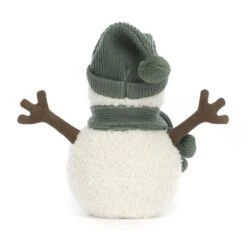 Jellycat - Maddy Snowman Small - Green -Kid Toys Store jellycat festive jellycat maddy snowman small gree 2