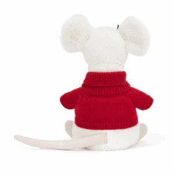 Jellycat - Merry Mouse Jumper 7 Jellycat - Merry Mouse Jumper -Kid Toys Store jellycat festive jellycat merry mouse jumper 2