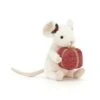 Jellycat - Merry Mouse Present -Kid Toys Store jellycat festive jellycat merry mouse with present