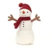 Jellycat - Teddy Snowman Medium 2 Jellycat - Teddy Snowman Medium -Kid Toys Store jellycat festive jellycat teddy snowman medium