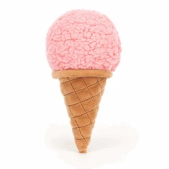 Jellycat - Irresistible Strawberry Ice Cream 7 Jellycat - Irresistible Strawberry Ice Cream -Kid Toys Store jellycat fresh foodie jellycat irresistible strawb 2