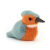 Jellycat - Birding Kingfisher -Kid Toys Store jellycat pocket pals jellycat birdling kingfisher