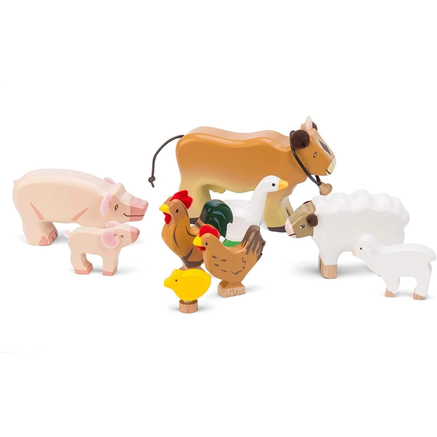 Le Toy Van Sunny Farm Wooden Animal Set 3 Le Toy Van Sunny Farm Wooden Animal Set