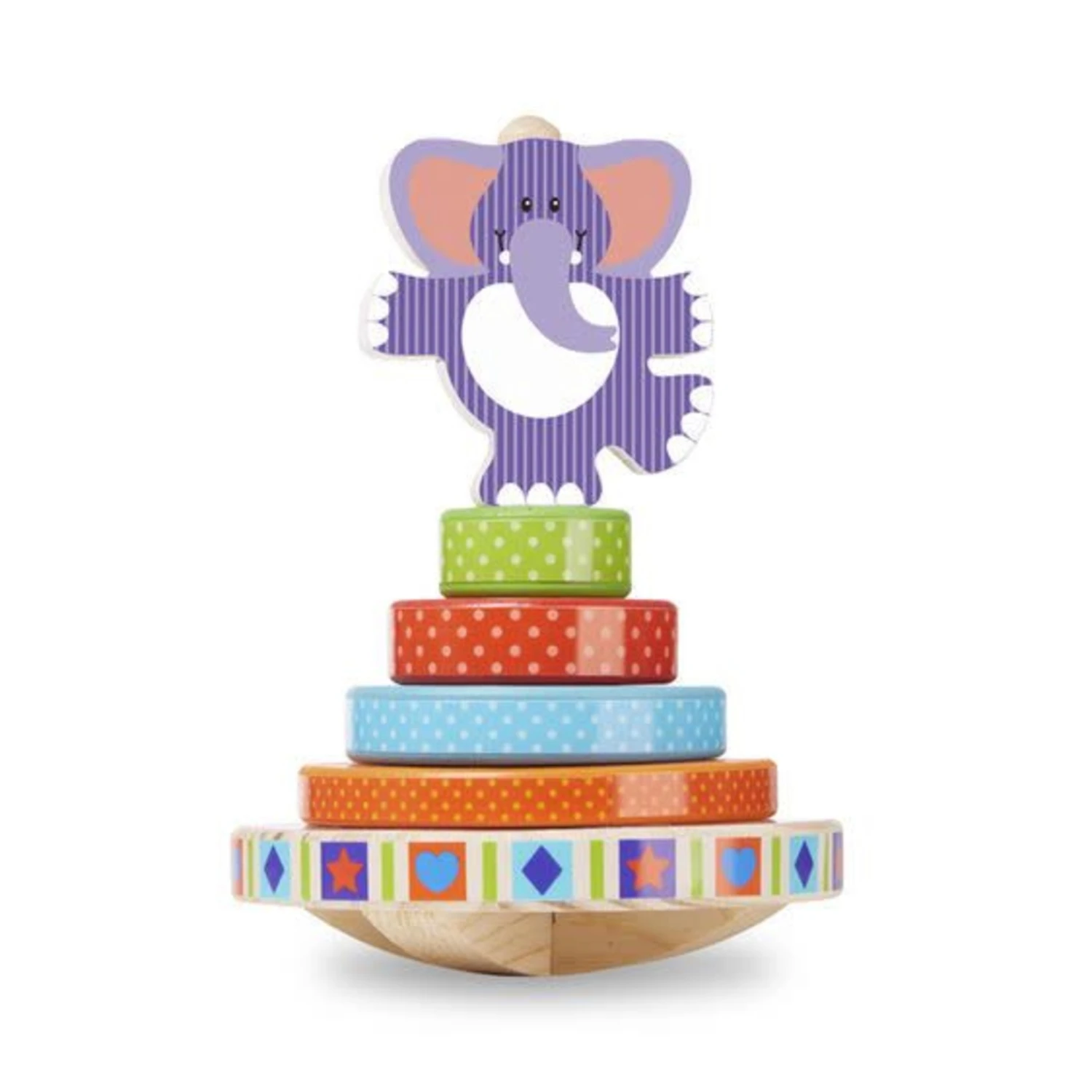 Melissa & Doug First Play - Elephant Rocking Stacker 3 Melissa & Doug First Play - Elephant Rocking Stacker