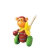 Push Along - Monkey -Kid Toys Store orange tree toys push along monkey