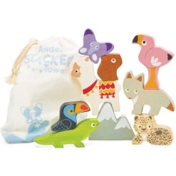 Kid Toys Store -Kid Toys Store petilou andes stacking animal tower bag 1
