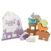 Forest Stacker Tower & Bag 2 Forest Stacker Tower & Bag -Kid Toys Store petilou forest stacking animal tower bag